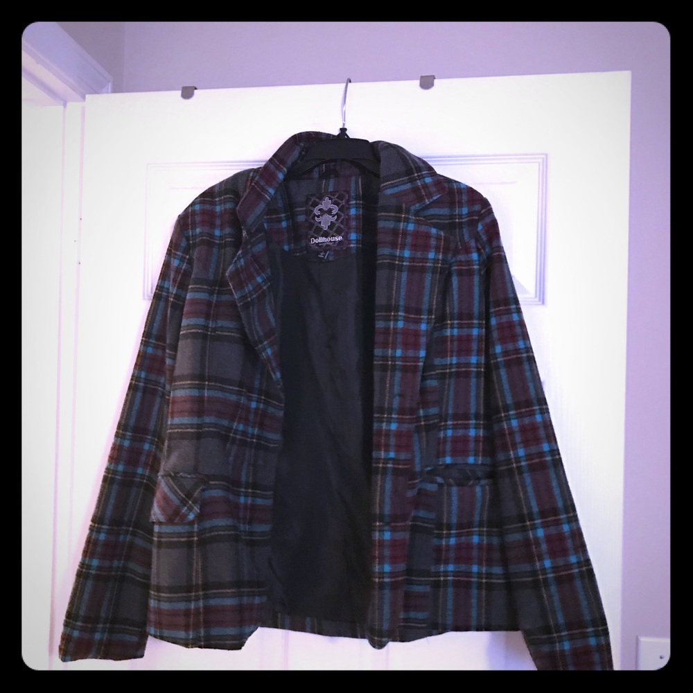 Dollhouse plaid coat